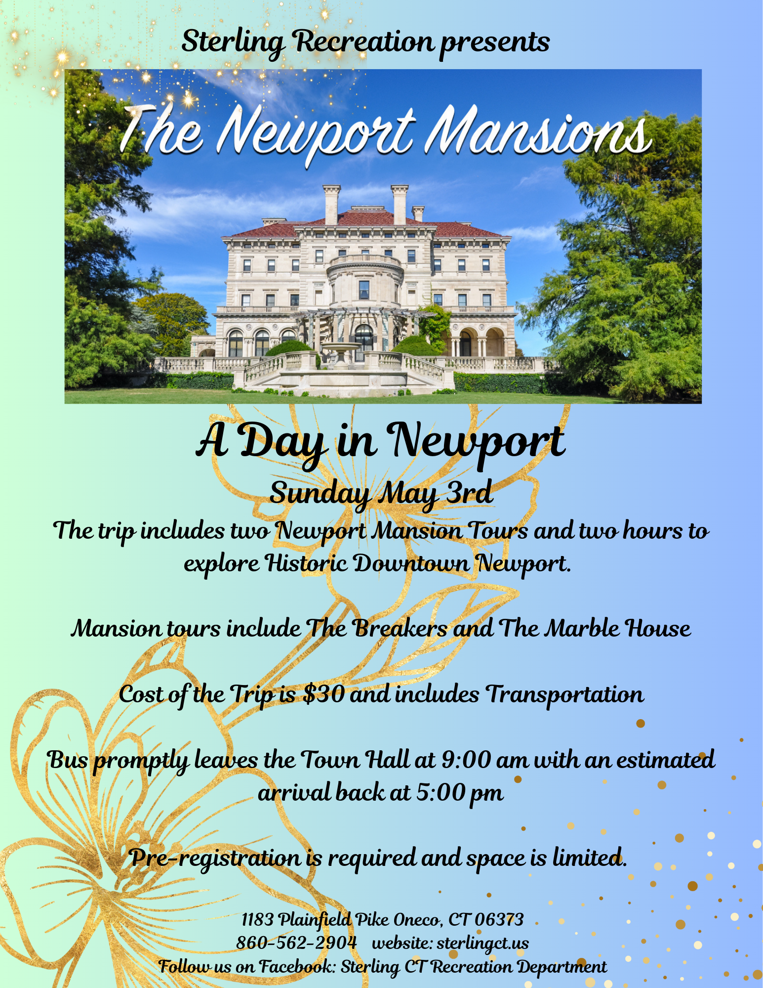 Newport Mansion Bus Trip